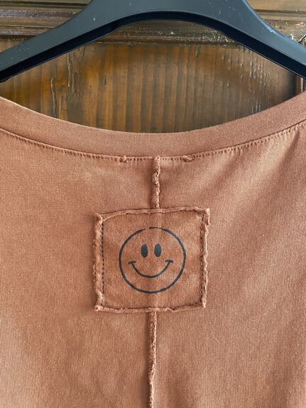 Tee-shirt manches longues Chocolate rouille