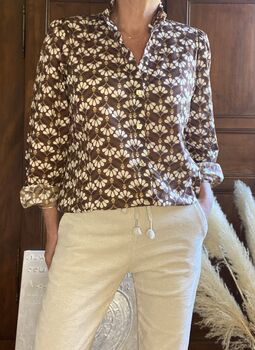 Chemise Luna choco