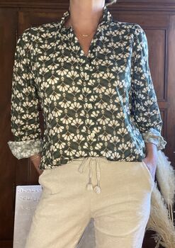 Chemise Luna kaki