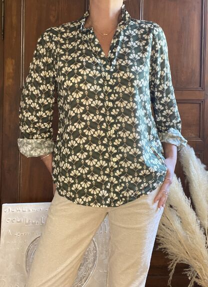 Chemise Luna kaki