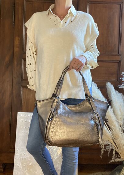 Sac Agathe taupe