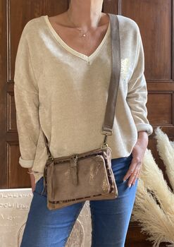 Sac Leya taupe