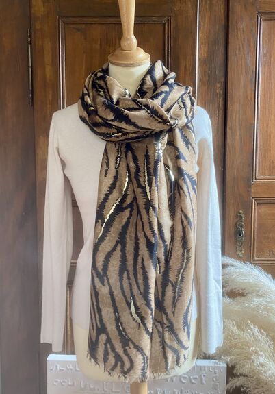 Foulard Adèle camel