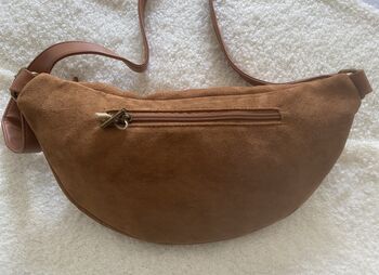 Sac banane suédine camel