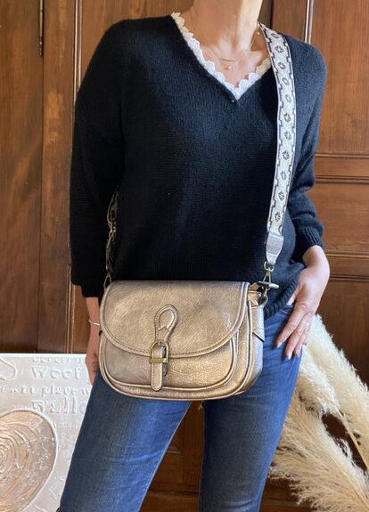 Sac Roxane taupe