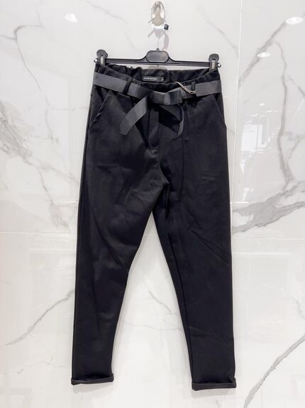Pantalon ruban noir