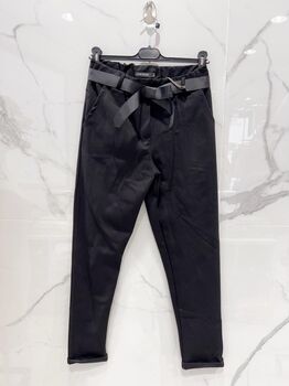 Pantalon ruban noir