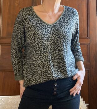 Haut Camille kaki
