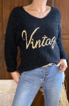 Pull Vintage noir