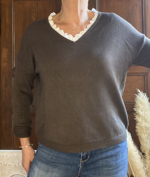 Pull Amélie choco