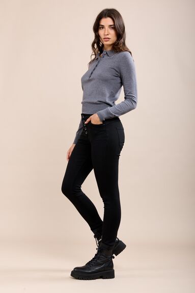 Pantalon Toxik boutons noir