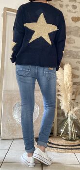 Pull Étoiles marine