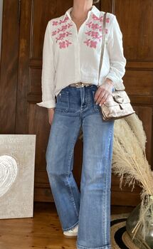 Chemise brodée Suzy