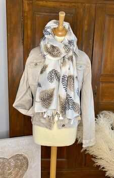 Foulard Adèle taupe