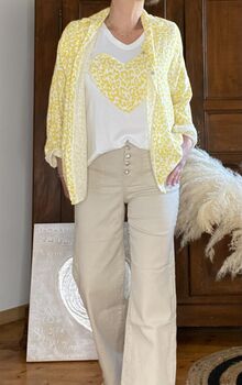 Chemise Valentine jaune