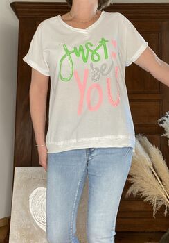 Tee-shirt Just blanc