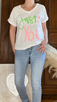 Tee-shirt Just blanc