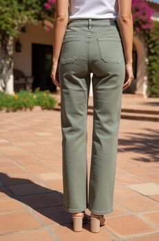 Pantalon Amy kaki