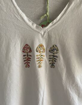 Tee-shirt poissons multicolores