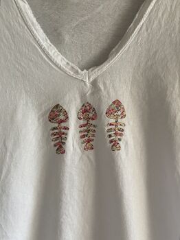 Tee-shirt poissons roses
