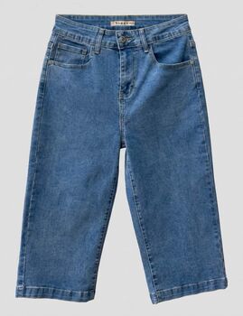 Pantacourt Wide Leg en jean