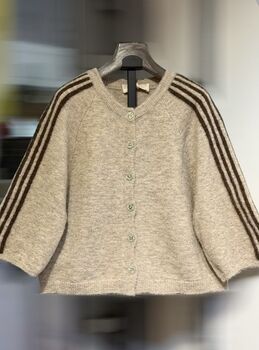 Gilet Lyna beige/choco