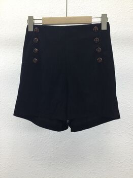 Short velours noir