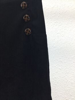 Short velours noir