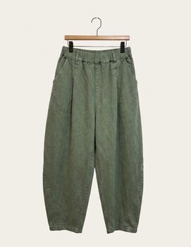 Pantalon ballon grande taille kaki