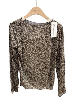 Sous pull léopard camel