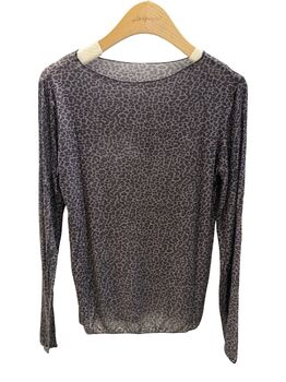 Sous pull léopard violet