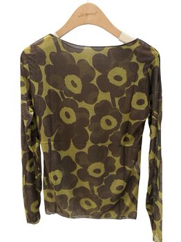 Sous pull Fleurs olive