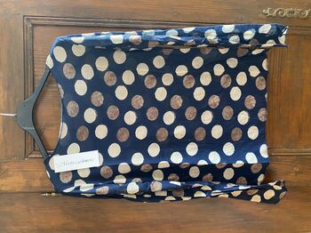 Sous pull Pois marine