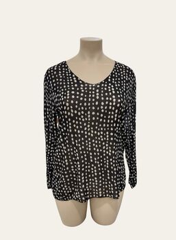 Sous pull Pois large noir