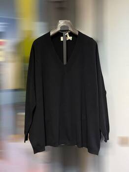 Pull oversize noir