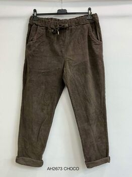 Pantajog velours choco