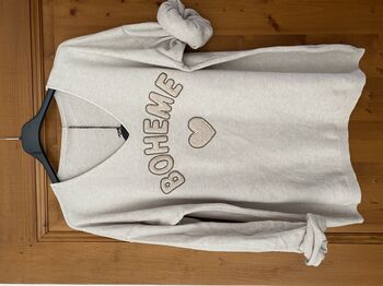 Pull bohème beige