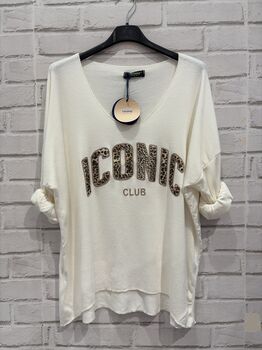 Pull Iconic écru