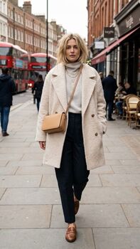 Manteau Vintage écru