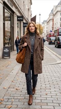 Manteau Vintage choco