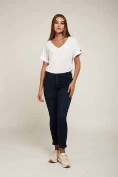 Pantalon Toxik boutons marine