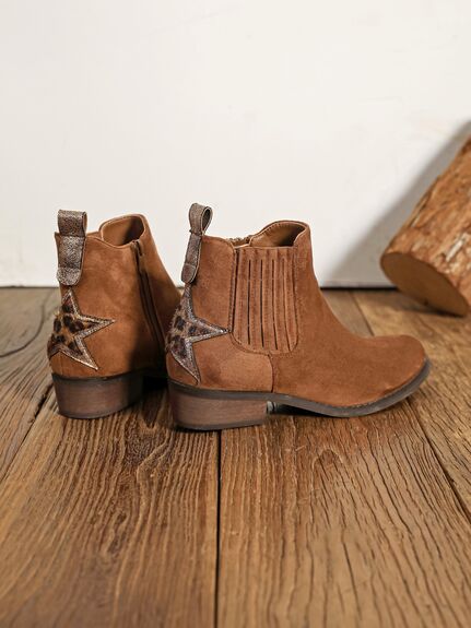 Bottines Étoile camel