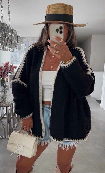 Gilet Angela noir