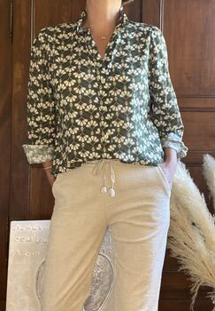 Chemise Luna kaki