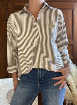 Chemise Cœur choco
