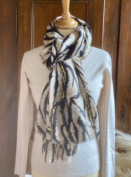 Foulard Adèle beige