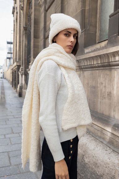 Écharpe Carla écru