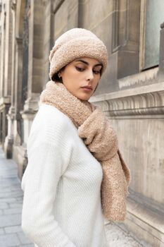 Écharpe Carla taupe