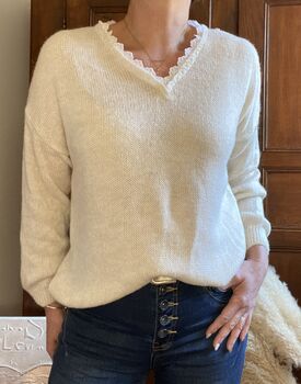 Pull Amélia écru