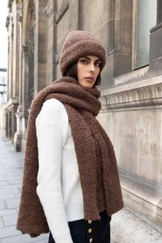 Écharpe Carla choco